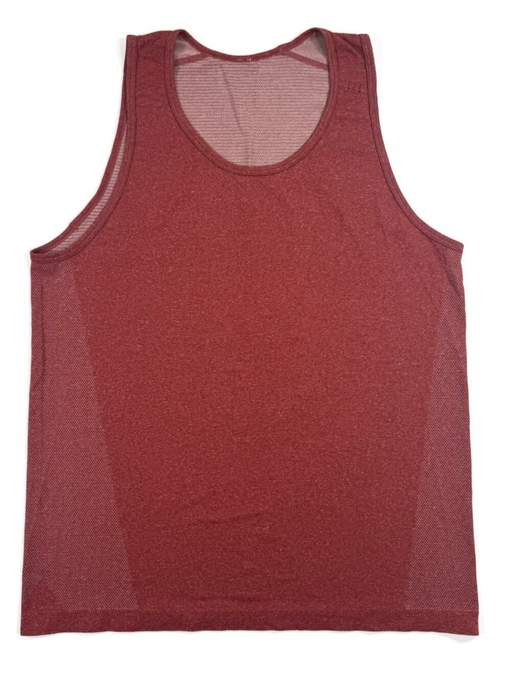 Lululemon Mens Metal Vent Tech Tank Sz Large Red Performance Athletic Gym Run